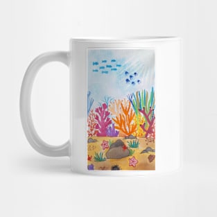 Colorful Coral underwater Mug